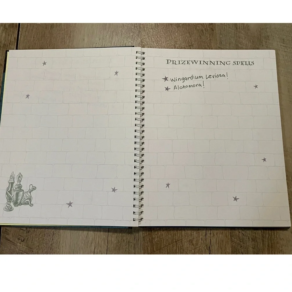 Harry Potter Hogwarts 2000 Y2K Collectors, hardcover spiral Journal